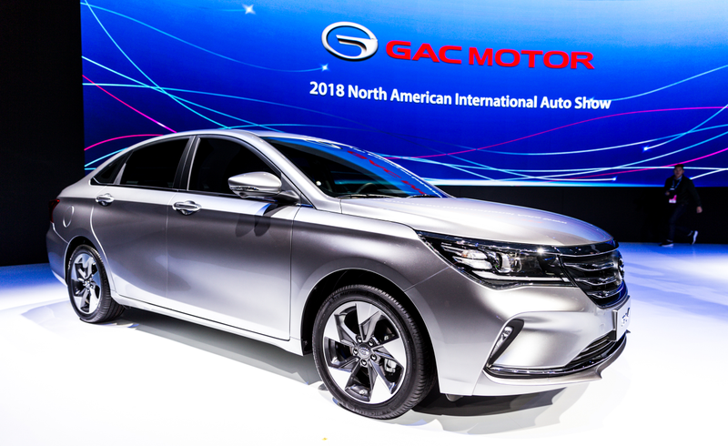 Illustration for article titled China's GAC, Which Has A Huge Display In Detroit, Aims To Sell Cars In The U.S. In 2019